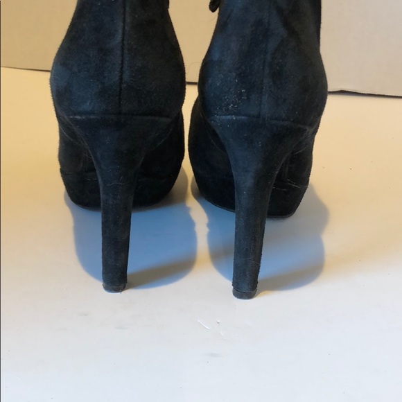 Rockport Blue Black suede platform booties - Picture 4 of 5